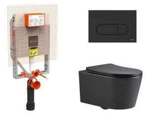 Závesný wc set SAT Brevis na zamurovanie SIKOVZB1