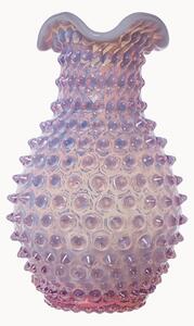 Ručne fúkaná váza Hobnail, V 21 cm