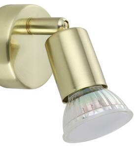 Eglo 33184 - LED Nástenné bodové svietidlo BUZZ-LED 1xGU10/2,8W/230V 3000K zlatá