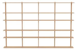 FOGIA Policová zostava Bond, 4x6, Oiled Oak / Podlahová / stropná