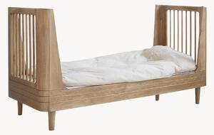 Ručne vyrobená detská posteľ z dubového dreva Nature 2.0, Š 73 x D 165 cm