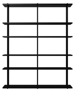 FOGIA Policová zostava Bond, 2x6, Black / Nástenná