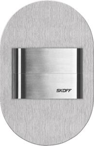 LED nástenné svietidlo Skoff Duo Rueda short nerez studená biela IP66 MS-RDU-K-W