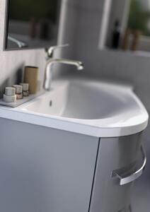 Oristo Opal umývadlo 91.5x44.5 cm umývadlo na nábytok biela UME-OP-90-92-L