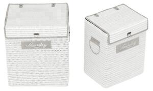 Set dvoch košov na prádlo biely DT3028 WT (2 ks)