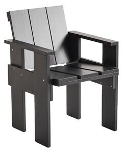 HAY Záhradná stolička Crate Dining Chair, Black