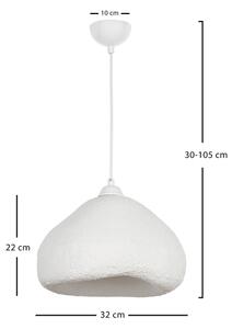 Brilagi - Závesné svietidlo na lanku WABI SABI 1xE27/40W/230V pr. 32 cm biela