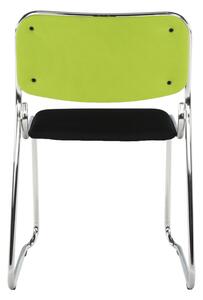 TEMPO Zasadacia stolička, zelená/čierna sieťovina, BULUT