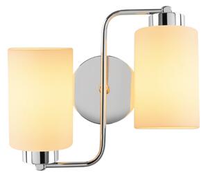Opviq Nástenná lampa Balcova III strieborná