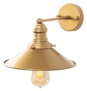 Opviq Nástenná lampa Conical zlatá