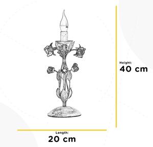 ONLI - Stolná lampa CAROLINA 1xE14/6W/230V 40 cm bronzová