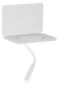 ONLI - LED Flexibilná lampička s policou WIK LED/6,5W/230V + LED/3W biela