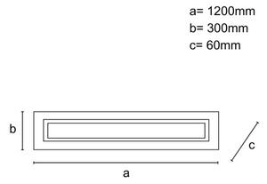 LED stmievateľné stropné svietidlo LED/55W/230V 3000-6500K + diaľkové ovládanie