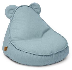 Outzy sedací vak s uškami, cloudberry-sky-blue