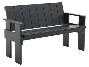 HAY Záhradná lavica Crate Dining Bench, Black