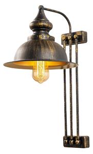 Opviq Nástenná lampa Saglam III mosadz