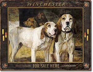 Plechová ceduľa Winchester - For Sale Here, (30 x 42 cm)