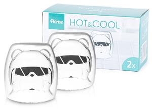 4Home Termo pohár Hot&Cool Polar Bear 200 ml, 2 ks