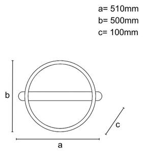 LED Stmievateľné stropné svietidlo LED/60W/230V 3000-6500K + diaľkové ovládanie