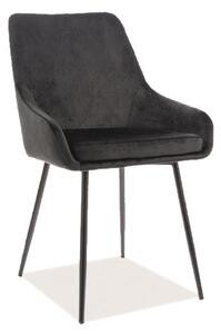 Jedálenská stolička Alko, čierna
