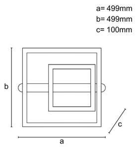LED Stmievateľné stropné svietidlo LED/95W/230V 3000-6500K + diaľkové ovládanie