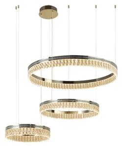 Stlmiteľný LED krištáľový luster na lankách THALIA LED/120W/230V 3000-6000K + diaľkové ovládanie