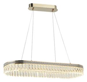 LED stmievateľný krištáľový luster na lanku THALIA LED/50W/230V 3000-6000K + diaľkový ovládač