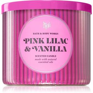 Bath & Body Works Pink Lilac & Vanilla vonná sviečka 411 g