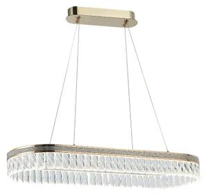 LED stmievateľný krištáľový luster na lanku THALIA LED/50W/230V 3000-6000K + diaľkový ovládač