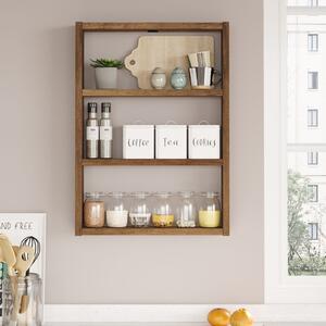 Kalune Design Nástenná polica Pr1-Br orech