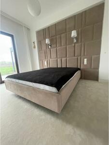 DAPPI Čalúnená posteľ ALADYN Tkaniny Dappi: Standard, Rozmer postele: 200 x 200 cm, Nožičky postele: Vysoké LOFT