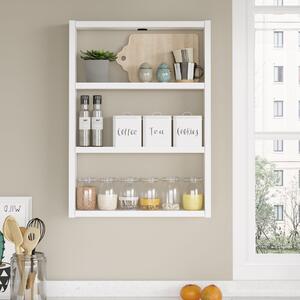 Kalune Design Nástenná polica Pr1-W biela