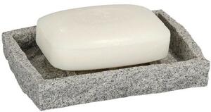 Wenko Granite mydlovnička stojace sivá 20439100