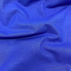 Divazo Bavlnená látka Jednofarebná Kráľovská modrá 160 cm