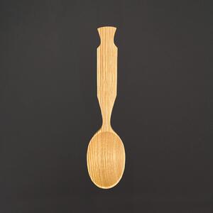 AMADEA Drevená lyžica, masívne drevo, dĺžka 20 cm