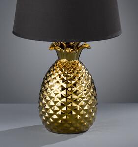 Stolná lampa PINEAPPLE E27/60W zlatá H43cm