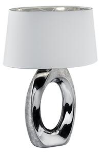 Stolná lampa TABA E27/60W strieborná H52cm