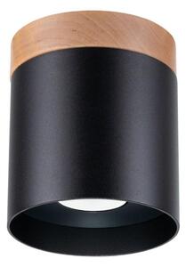 Sollux SL.1349 - Bodové svietidlo RIF 1xGU10/10W/230V pr. 12 cm čierna