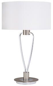 Stolná lampa PARIS II E27/60W Ni.mat H58cm