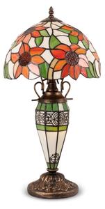 Brilagi - Tiffany vitrážová stolná lampa SUNFLOWER 1xE27/60W/230V + 1xE14/40W