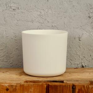 Plastkon plastový kvetináč Lora biela Ø 18 cm