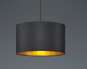Závesná lampa HOSTEL E27/60W čierna D40cm