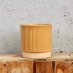 Kvetináč Eno Duo dusty ocher Ø 12 cm