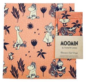 Voskované obrúsky Moomin Enjoying nature, 3ks