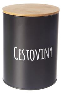Dóza Cestoviny BLACK pr. 13 cm