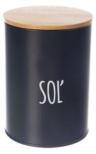 Dóza Soľ BLACK pr. 11 cm