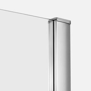 New Trendy Prime sprchovací kút 80x80 cm obdĺžniková chromová lesklé/priehľadné sklo K-0897