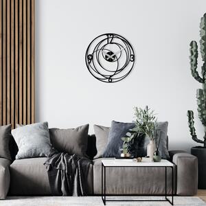 Wallity Nástenné kovové hodiny Enzoclock čierne