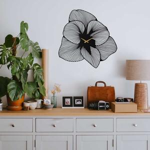 Wallity Nástenné kovové hodiny Azalea APS039 70 čierne