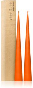 Ester & erik cone candles mild orange (no. 16) dekoratívna sviečka 2x37 cm